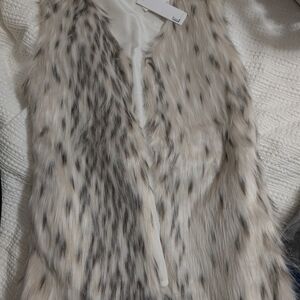 Love Token Multi-Color Faux Fur Vest